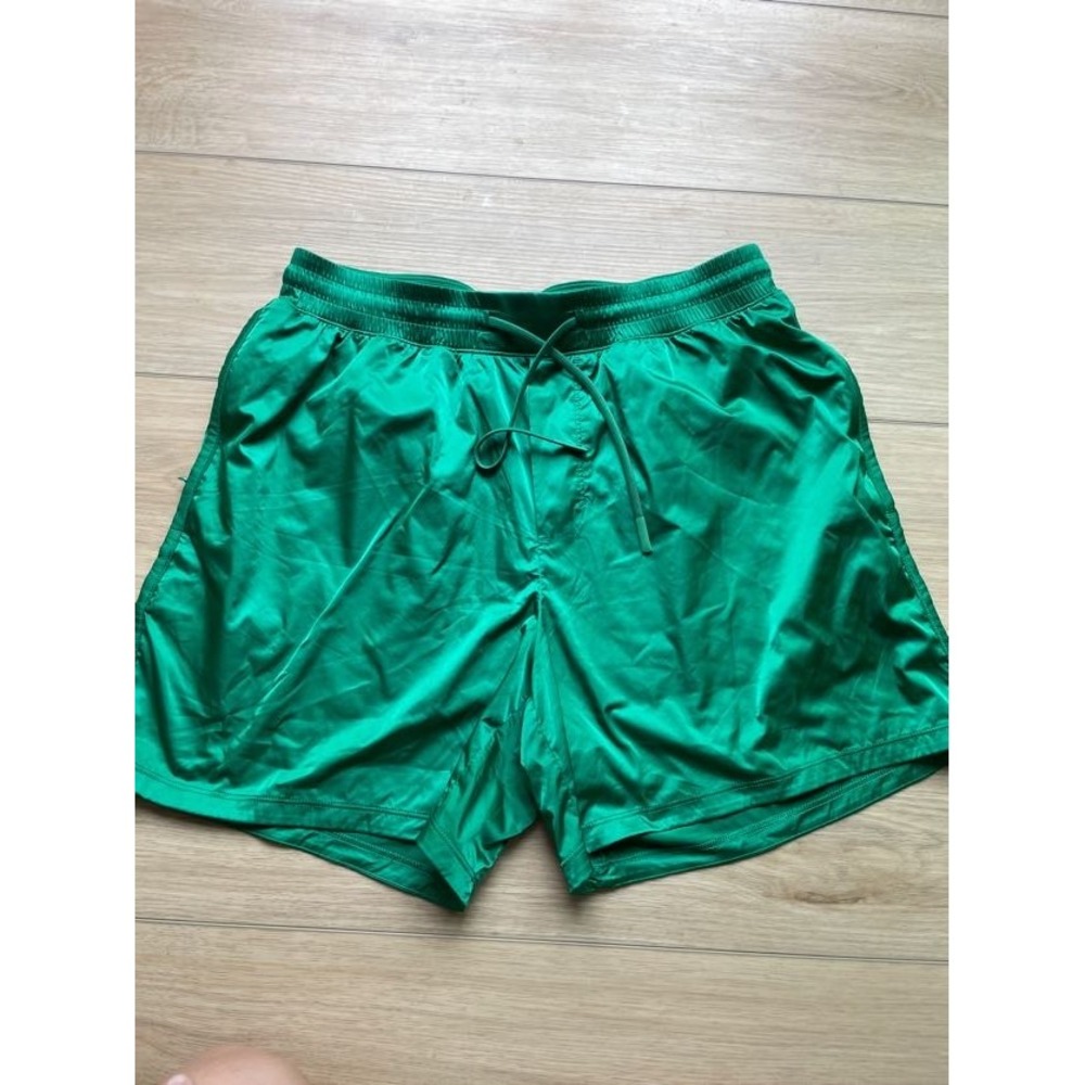 Lululemon Pace Breaker Shorts Mens Kelly Green 7 Inch Inseam Lined Athletic Gym